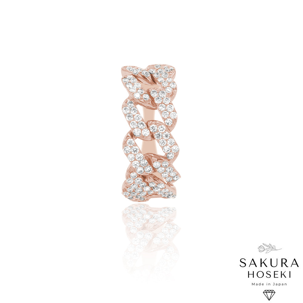 Cuban Ring Rose Gold