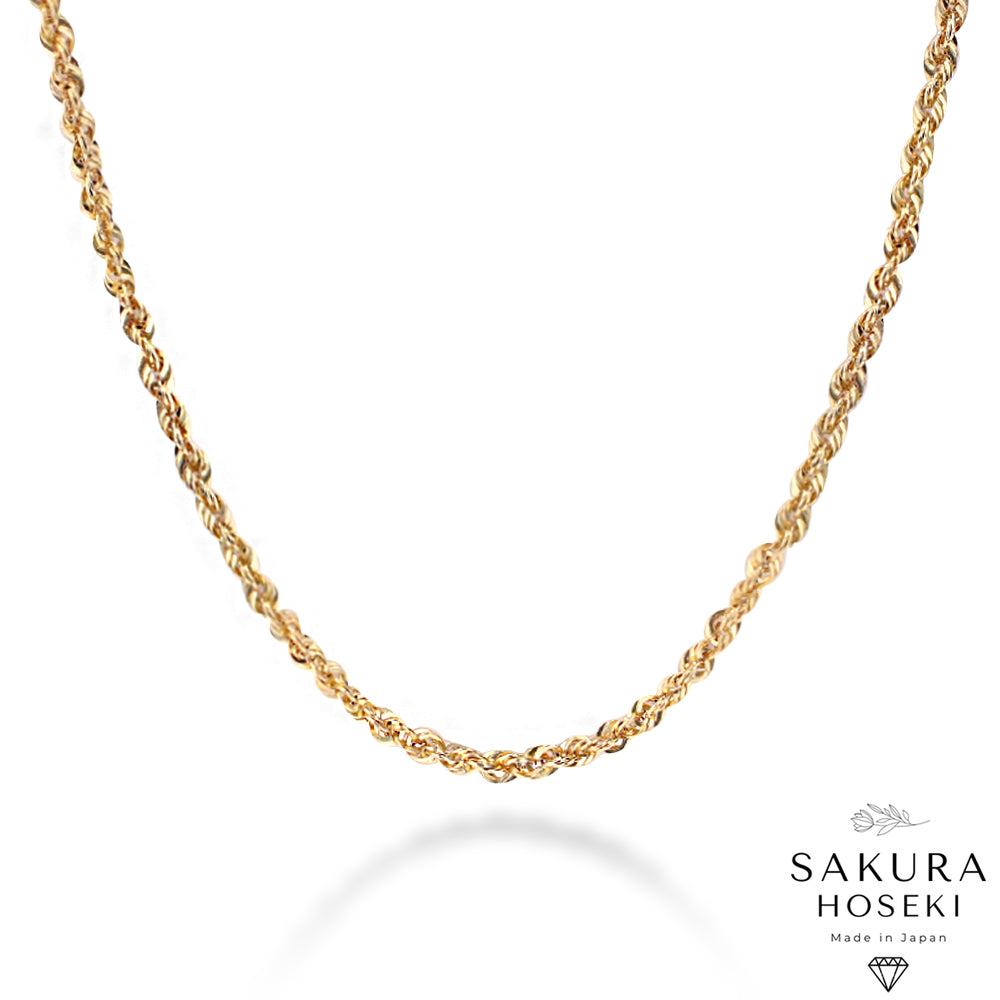 Gold Rope Necklace – Sakura Hoseki