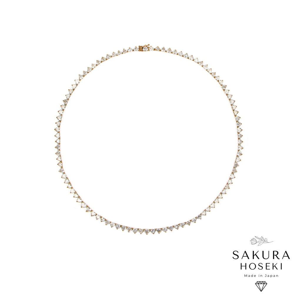 Heart Necklace Yellow Gold