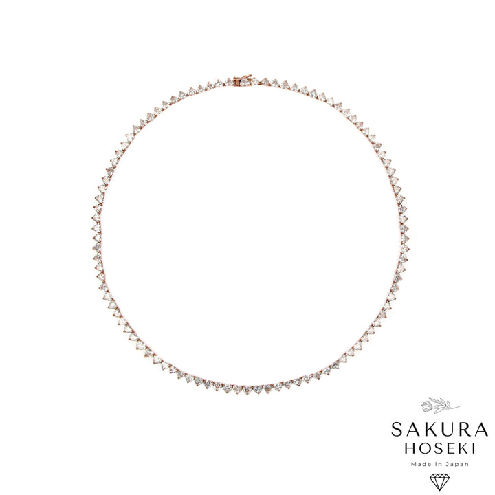 Heart Necklace Rose Gold