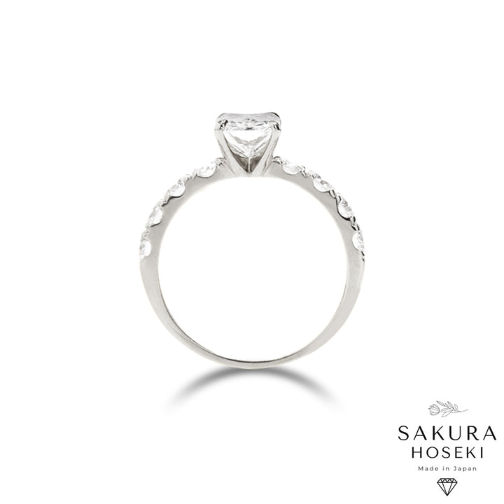 Radiant Ring White Gold