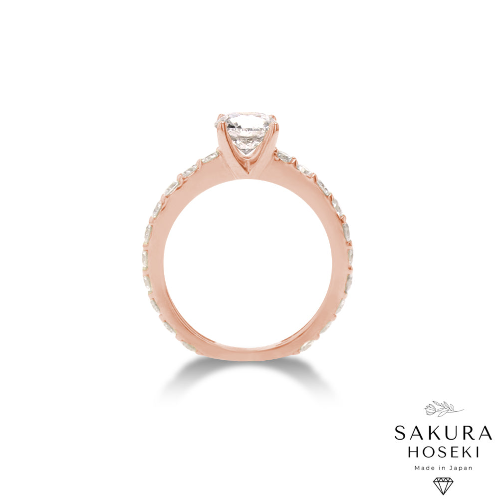 Bridal Engagement Ring Rose Gold