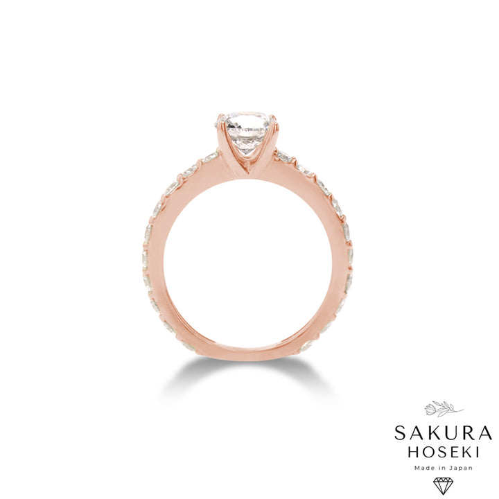 Bridal Engagement Ring Rose Gold