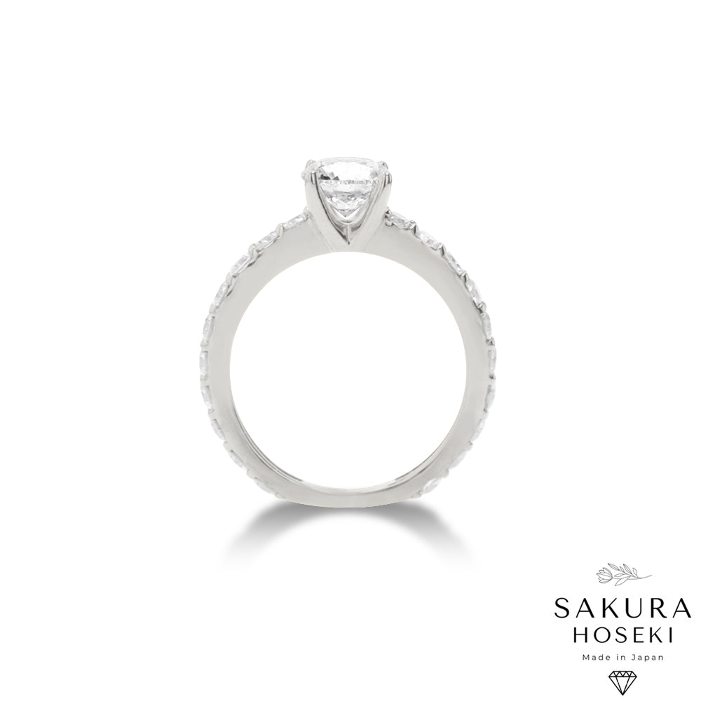 Bridal Engagement Ring White Gold