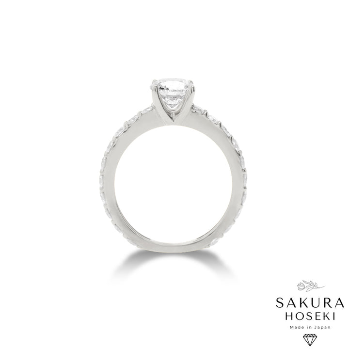 Bridal Engagement Ring White Gold