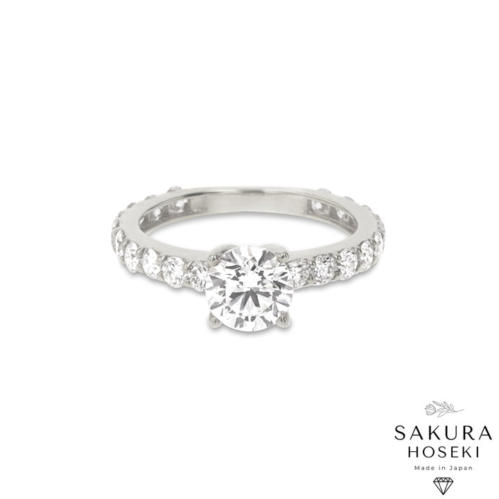 Bridal Engagement Ring White Gold