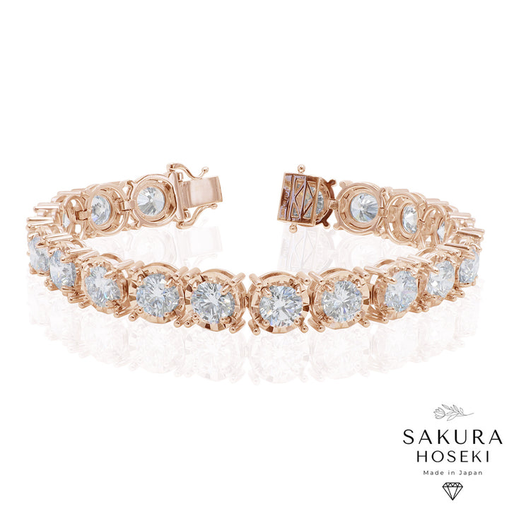 Miracle Tennis Bracelet Rose Gold