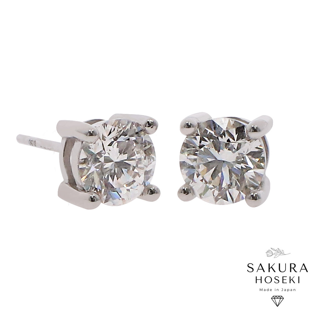 Studs White Gold