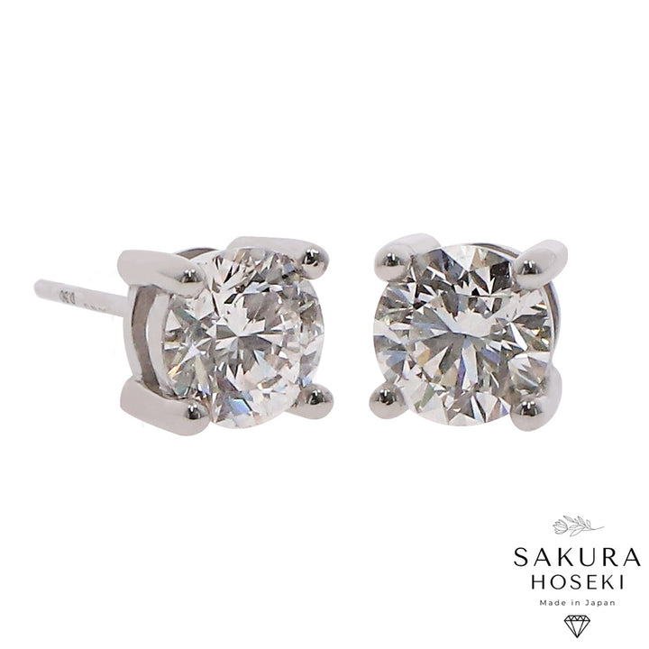 Studs White Gold