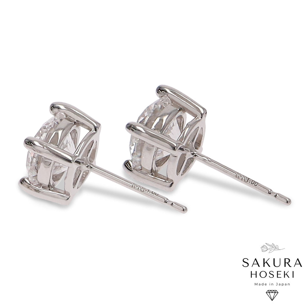 Studs White Gold