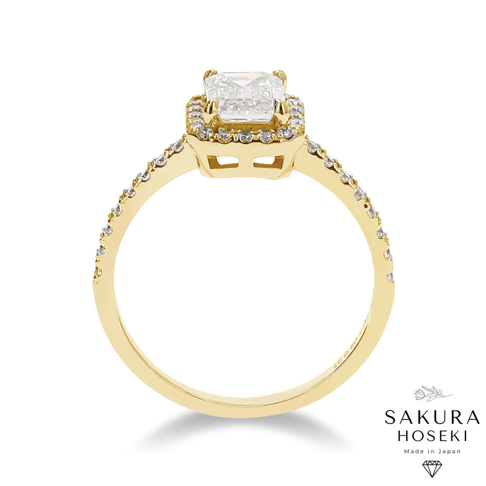 Emerald Ring Yellow Gold