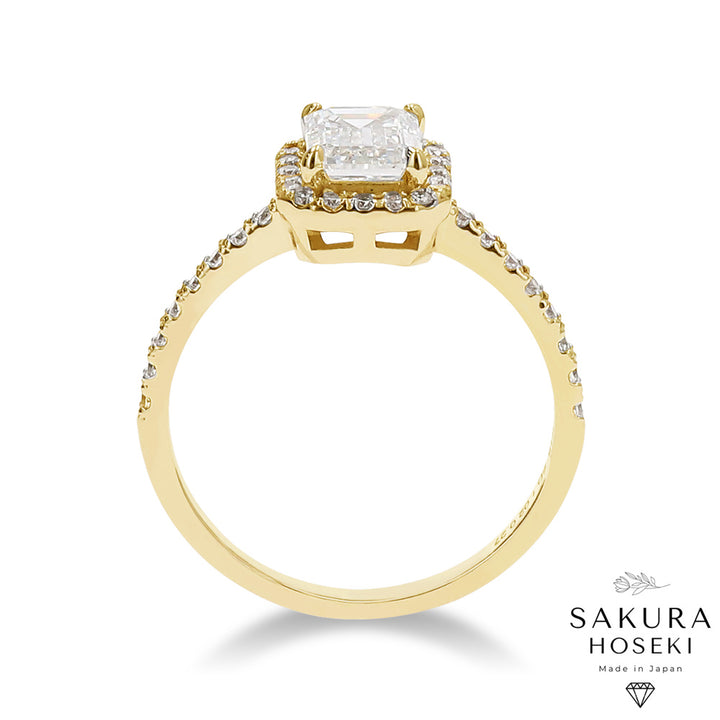 Emerald Ring Yellow Gold