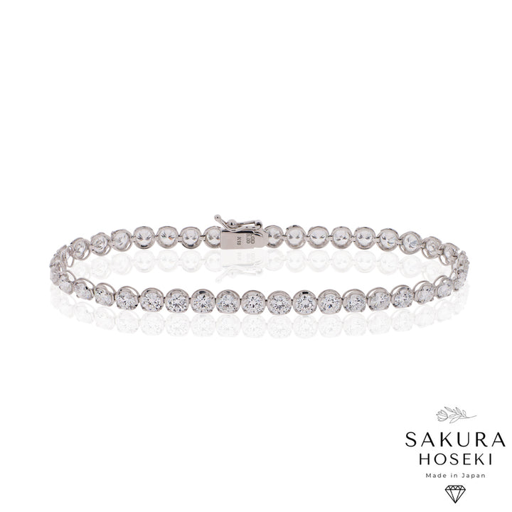 5ct Tennis Bracelet White Gold