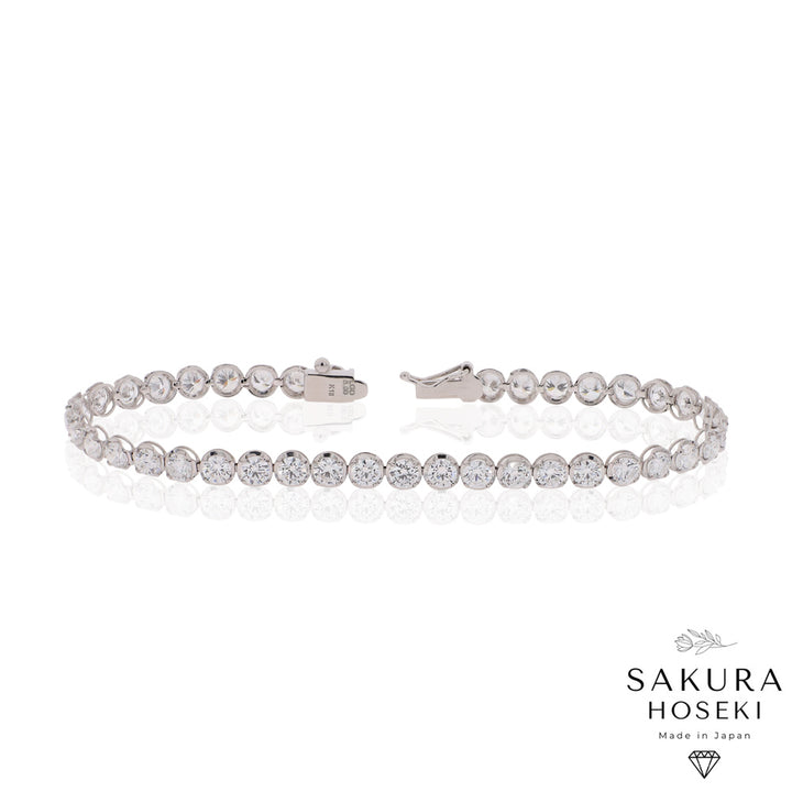 5ct Tennis Bracelet White Gold