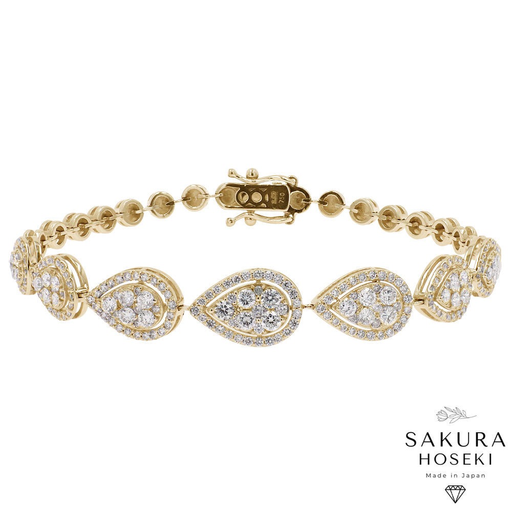 Pear Bracelet Yellow Gold