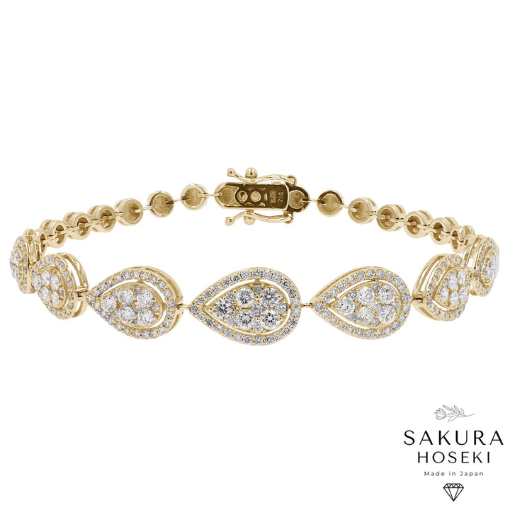Pear Bracelet Yellow Gold