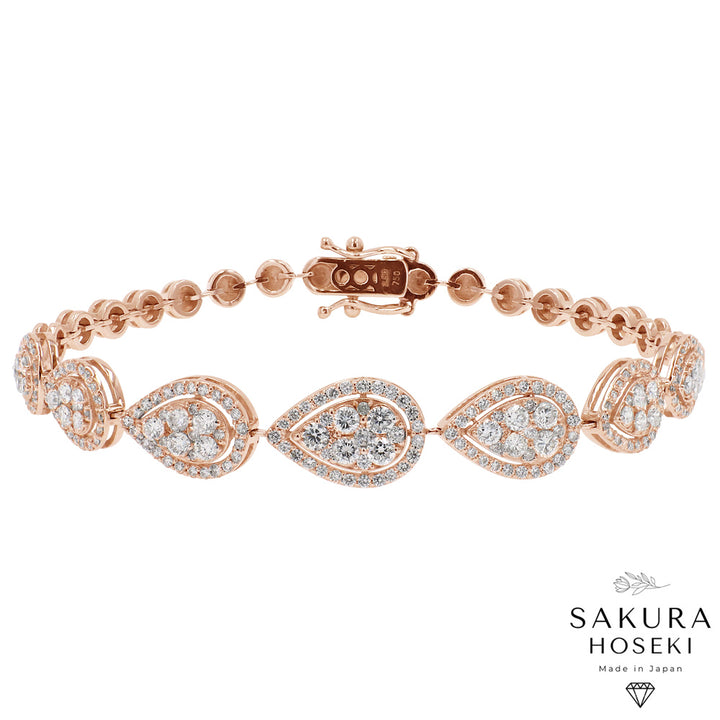 Pear Bracelet Rose Gold