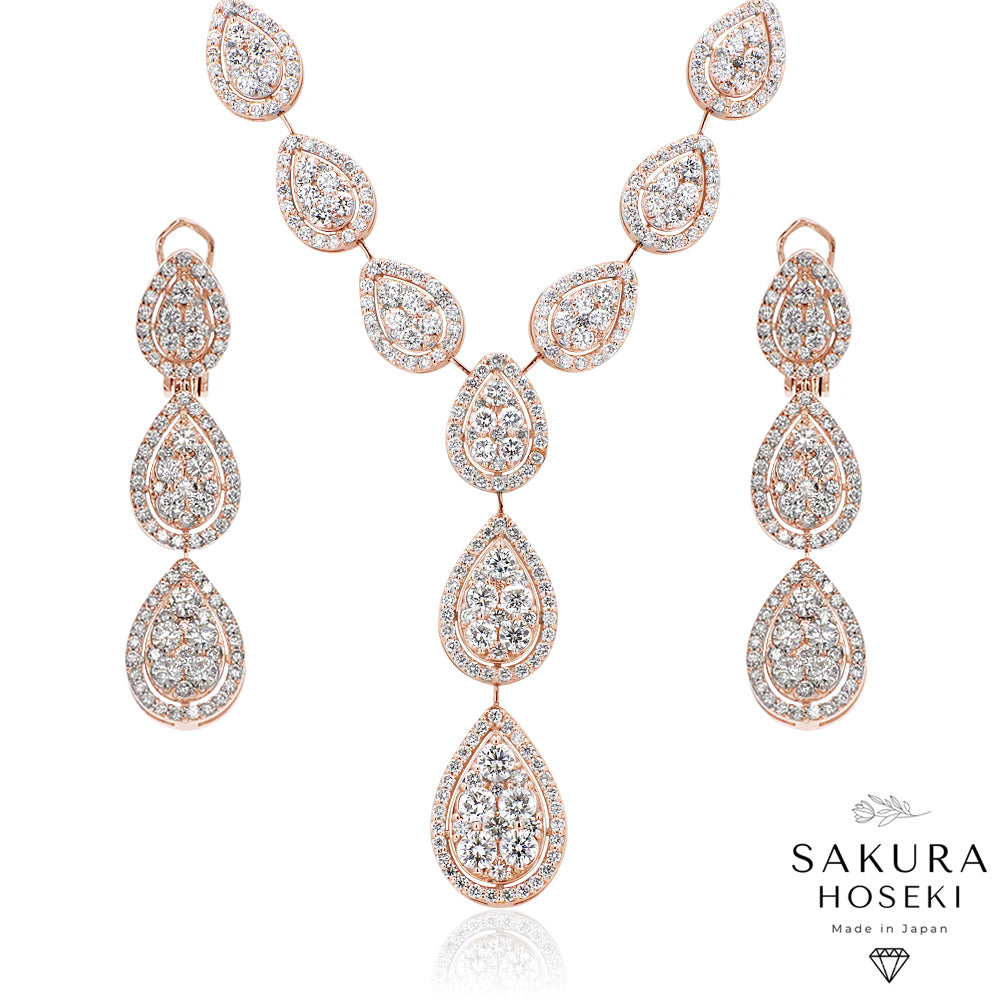 Pear Earring Rose Gold