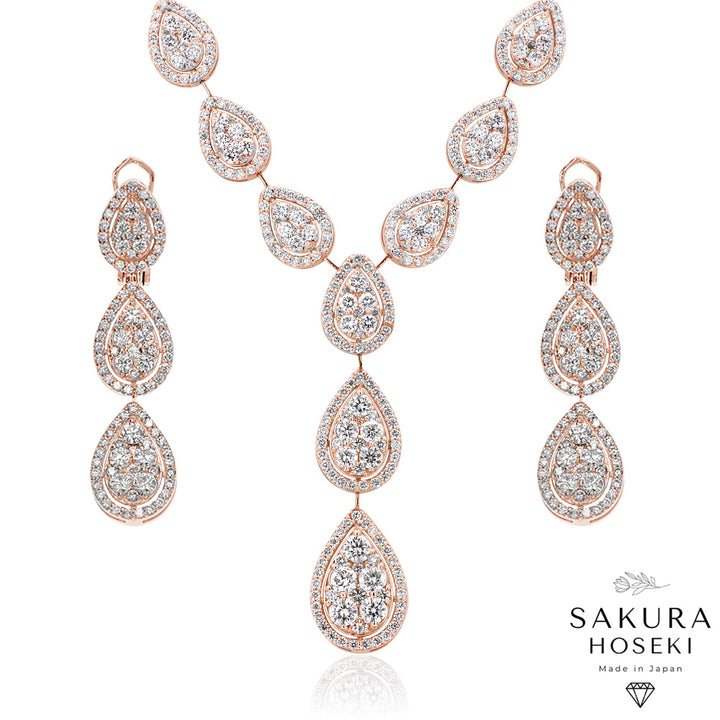 Pear Earring Rose Gold
