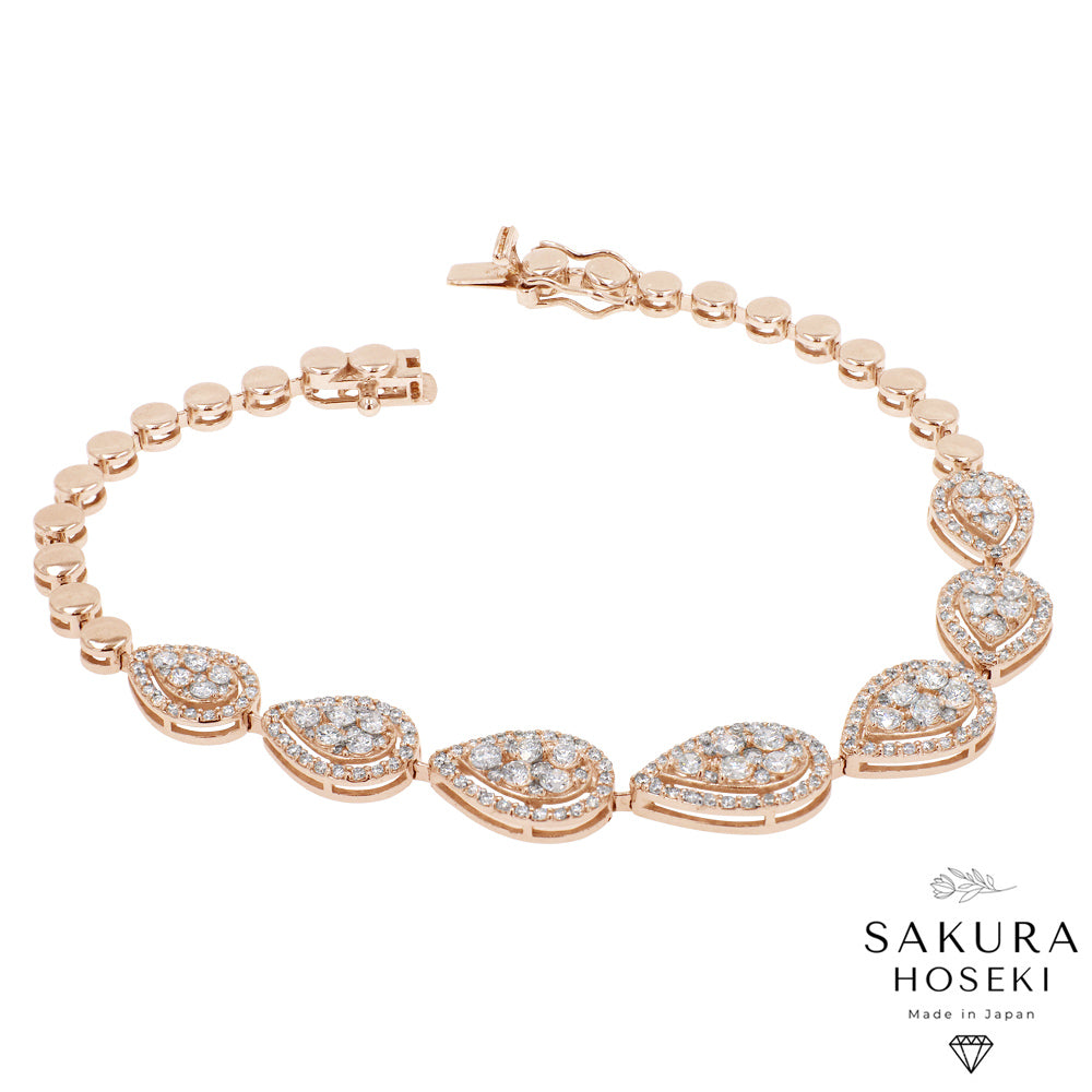 Pear Bracelet Rose Gold