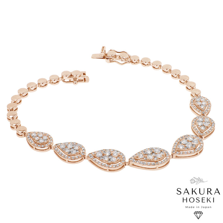 Pear Bracelet Rose Gold