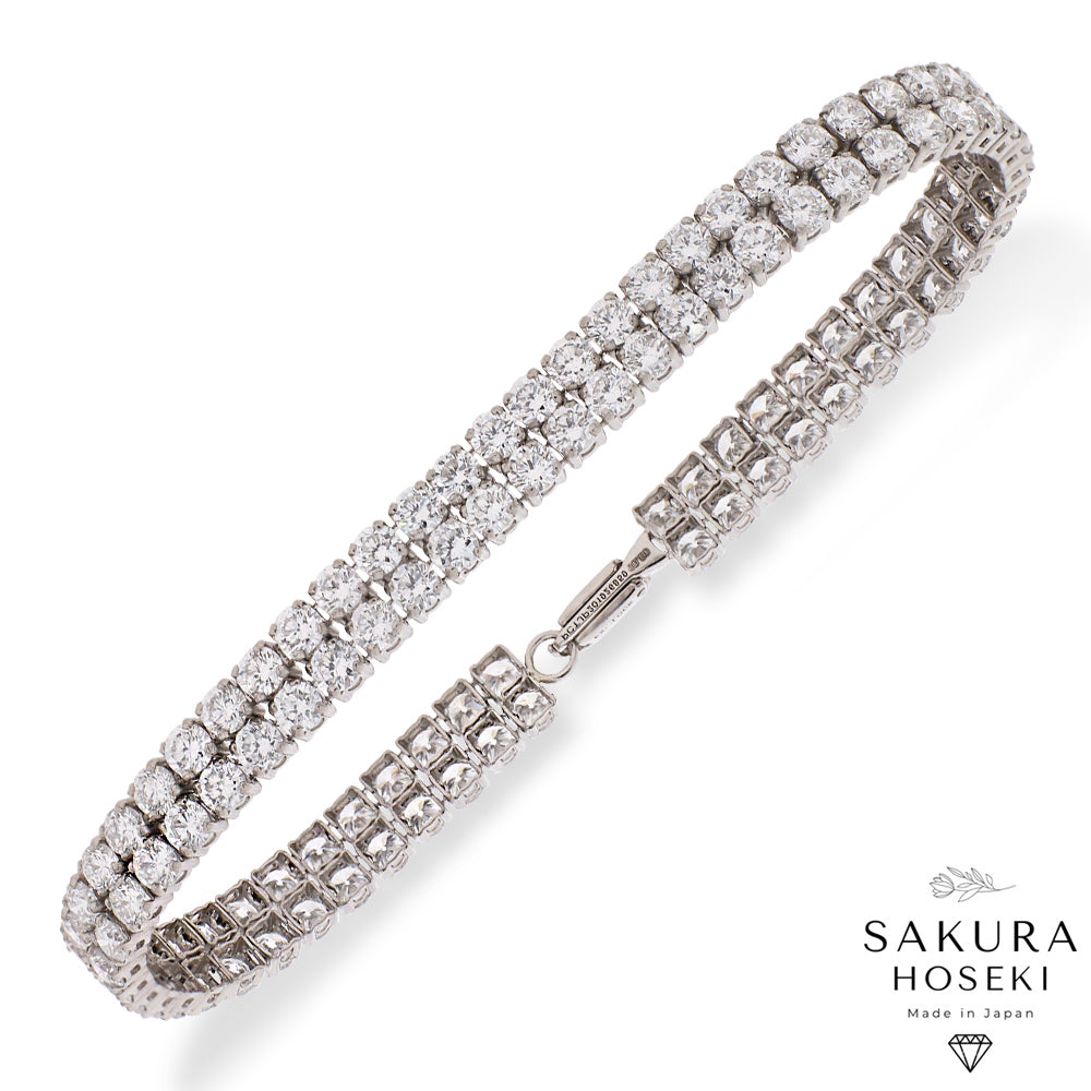 6.5ct Tennis Bracelet White Gold