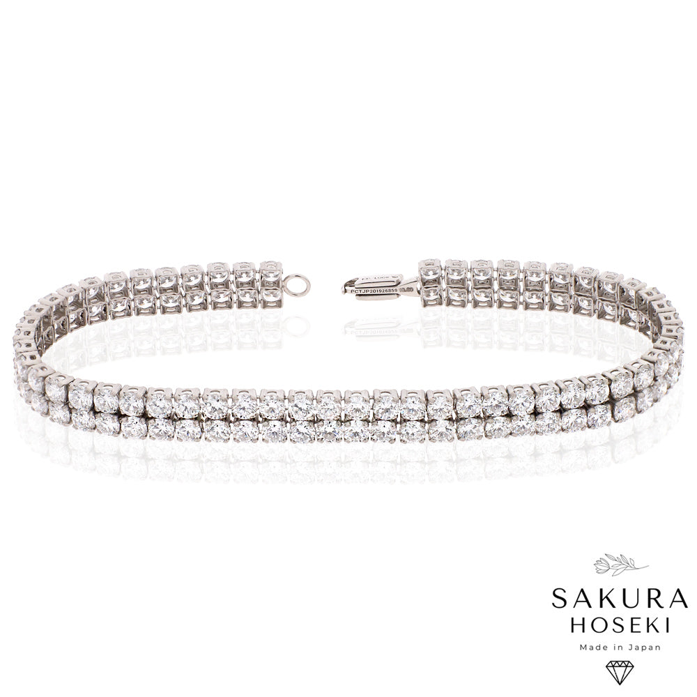 6.5ct Tennis Bracelet White Gold