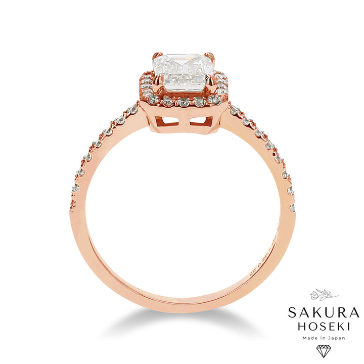 Emerald Ring Rose Gold