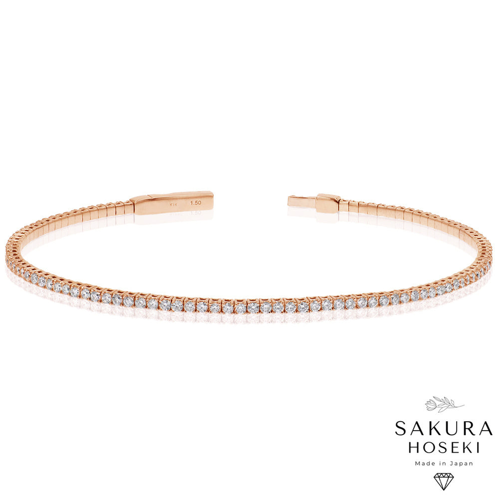 Full Flexible Bangle Rose Gold