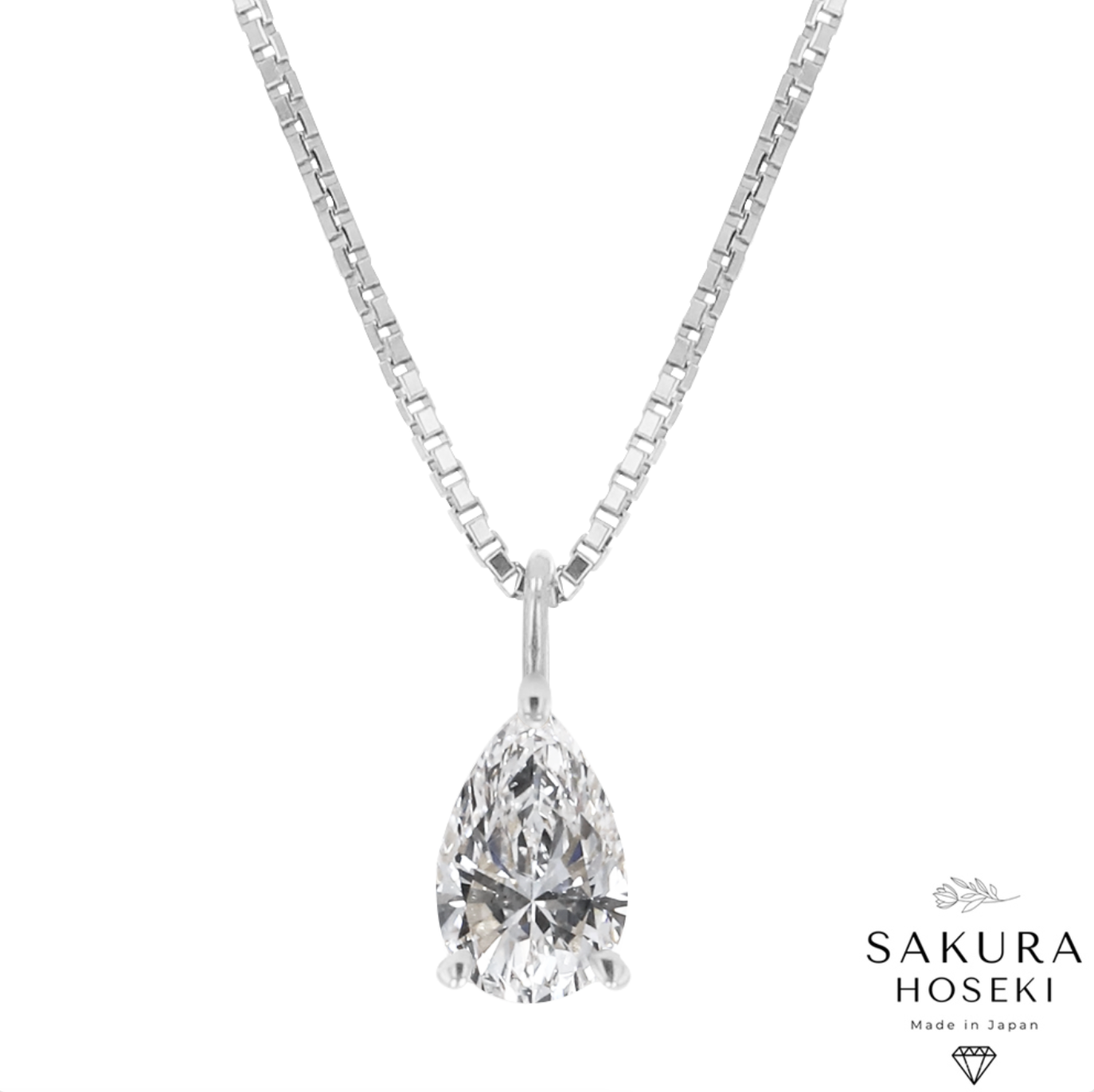 【JOEGUSH】JOEGUSH Pick Necklace (White Marguerite) PETITE MARGUERITE, WHITE SAPPHIRE SILVER RIVIÈRE NECKLACE