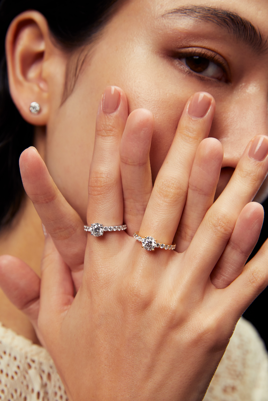 Bridal Engagement Ring Yellow Gold