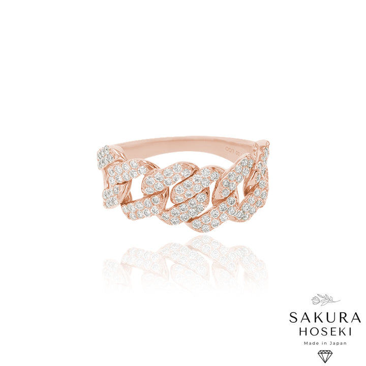 Cuban Ring Rose Gold